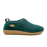 Haflinger Guido Slipper (Unisex) - Fir Dress-Casual - Clogs & Mules - The Heel Shoe Fitters