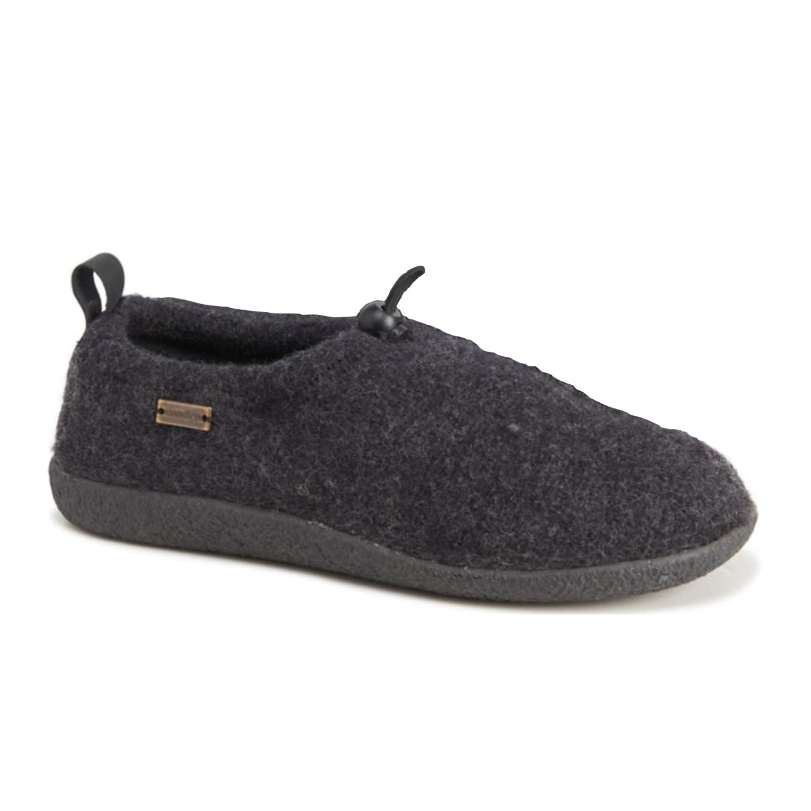 Haflinger Guido Slipper (Unisex) - Charcoal Dress-Casual - Slippers - The Heel Shoe Fitters