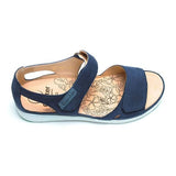 Ganter Gina Backstrap Sandal (Women) - Dark Blue/Soft Nubuck Sandals - Backstrap - The Heel Shoe Fitters