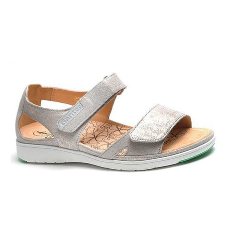 Ganter Gina (Women) - Grey/Chic Sandals - Backstrap - The Heel Shoe Fitters