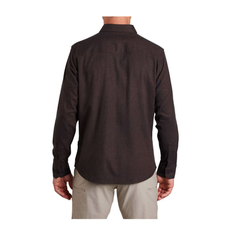 Kuhl Descendr Flannel (Men) - Black Coffee Apparel - Top - Long Sleeve - The Heel Shoe Fitters