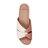 Earth Lexi Slide Sandal (Women) - Peach Multi Sandals - Slide - The Heel Shoe Fitters
