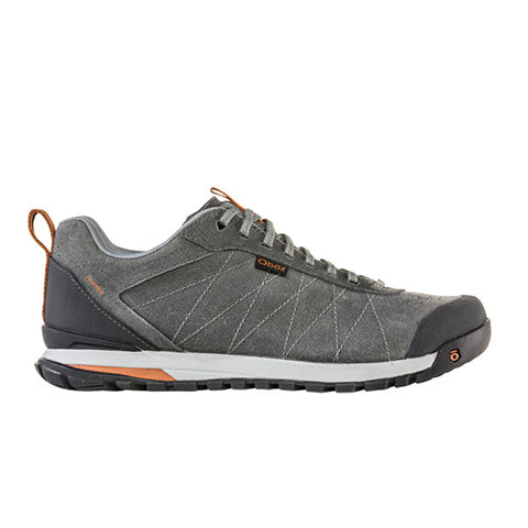 Oboz Bozeman Low Leather Lace Up Trail Shoe (Men) - Charcoal Hiking - Low - The Heel Shoe Fitters
