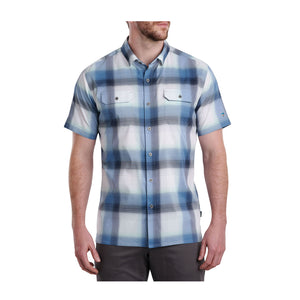 Kuhl Response Short Sleeve Shirt (Men) - Brisk Blue Outerwear - Upperbody - Short Sleeve - The Heel Shoe Fitters