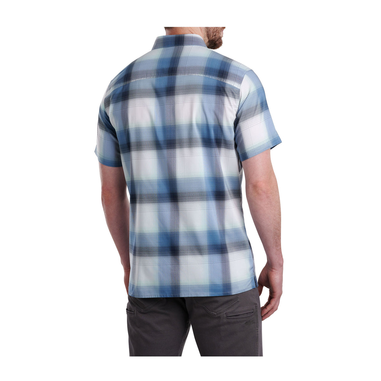 Kuhl Response Short Sleeve Shirt (Men) - Brisk Blue Apparel - Top - Short Sleeve - The Heel Shoe Fitters