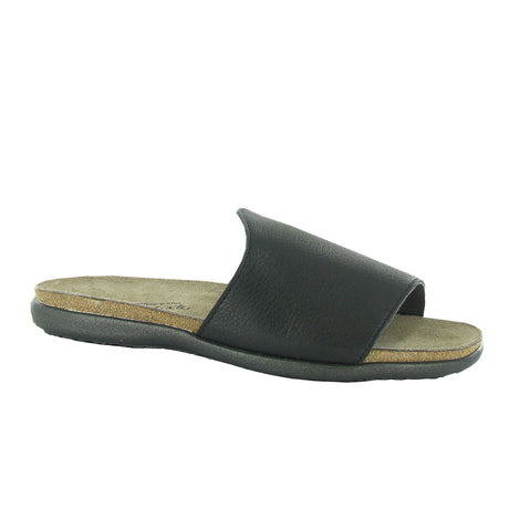Naot Skylar Slide Sandal (Women) - Soft Black Leather Sandals - Slide - The Heel Shoe Fitters