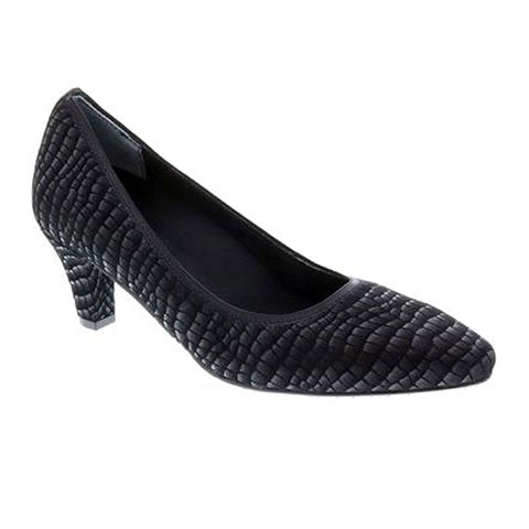 Ros Hommerson Karat Pump (Women) - Black Croc Dress-Casual - Heels - The Heel Shoe Fitters