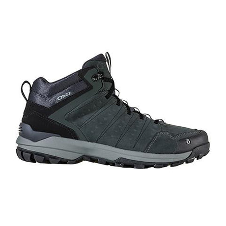 Oboz Sypes Mid Leather B-DRY Hiking Boot (Men) - Dark Shadow Hiking - Mid - The Heel Shoe Fitters