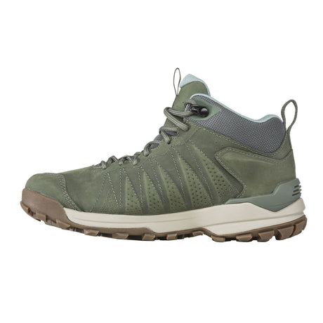 Oboz Sypes Mid Leather B-DRY Hiking Boot (Women) - Thyme Hiking - Mid - The Heel Shoe Fitters