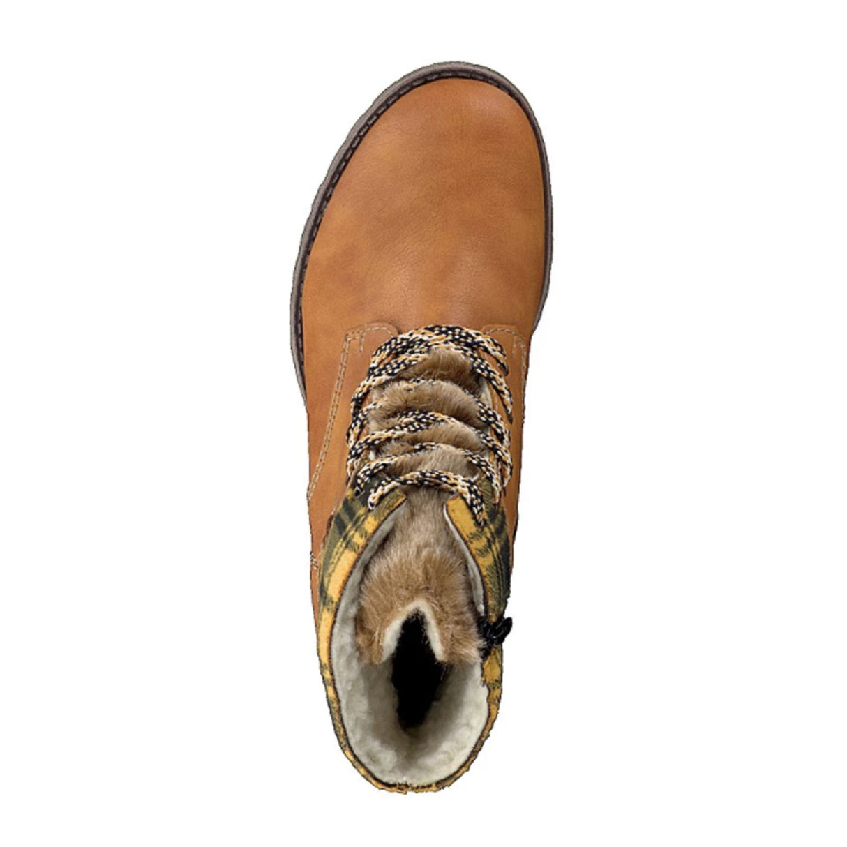 Rieker 785G1-68 Mid Boot (Women) - Ocker/Yellow-Black/Steppe Boots - Fashion - Mid Boot - The Heel Shoe Fitters