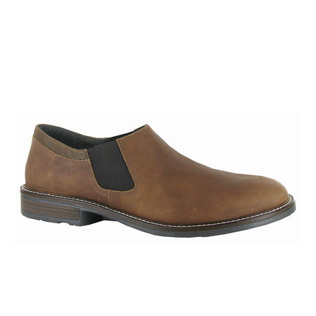 Naot Director Slip On (Men) - Saddle Brown/Soft Brown Dress-Casual - Slip Ons - The Heel Shoe Fitters
