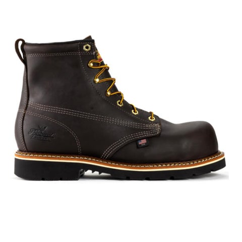Thorogood Emperor Toe Series 6" Plain Toe Composite Toe Work Boot (Men) - Brown Boots - Work - 6 Inch - The Heel Shoe Fitters