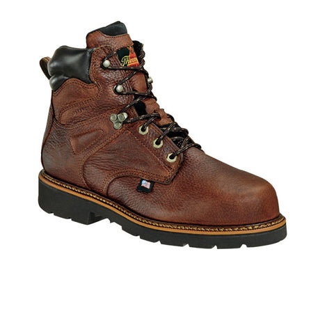 Thorogood 6" Steel Toe Waterproof (Men) - Brown Boots - Work - 6" - Steel Toe - The Heel Shoe Fitters