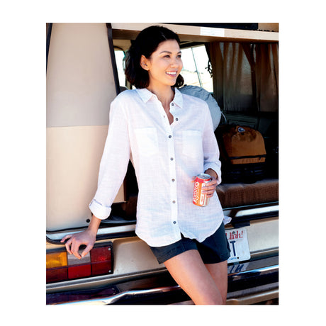 Kuhl Adele Long Sleeve Shirt (Women) - Natural Apparel - Top - Long Sleeve - The Heel Shoe Fitters