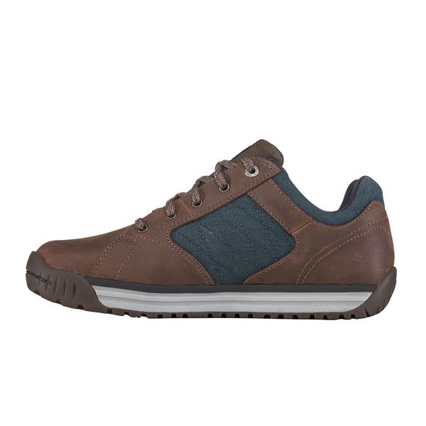 Oboz Mendenhall Low Canvas Sneaker (Men) Lake Blue The Heel Shoe