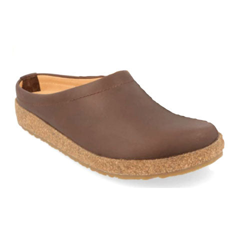 Haflinger Phillip (Unisex) - Smokey Brown Dress-Casual - Clogs & Mules - The Heel Shoe Fitters