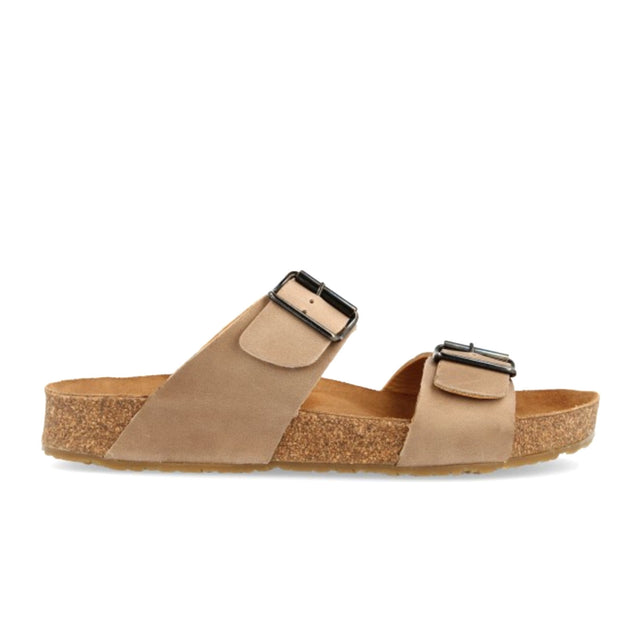 Haflinger Andrea Slide Sandal (Unisex) - Taupe Sandals - Slide - The Heel Shoe Fitters