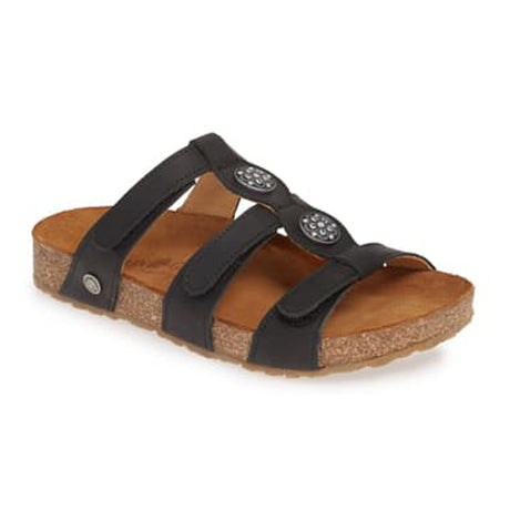 Haflinger Alice 819032-701 Slide Sandal (Women) - Black Sandals - Slide - The Heel Shoe Fitters