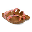 Haflinger Hedda Toe Loop Sandal (Women) - Coral Multi Sandals - Thong - The Heel Shoe Fitters