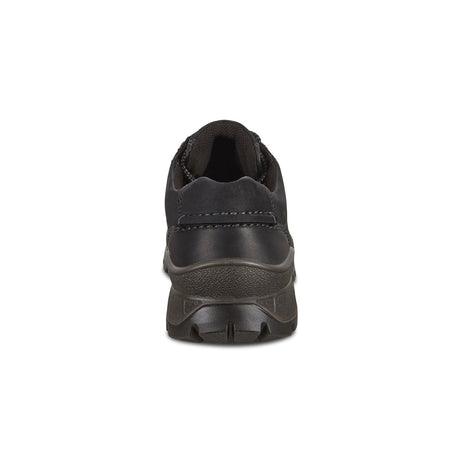 ECCO Track 25 Low Plain Toe Hiking Shoe (Men) - Black/Black Hiking - Low - The Heel Shoe Fitters