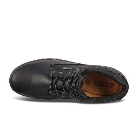 ECCO Track 25 Low Plain Toe Hiking Shoe (Men) - Black/Black Hiking - Low - The Heel Shoe Fitters