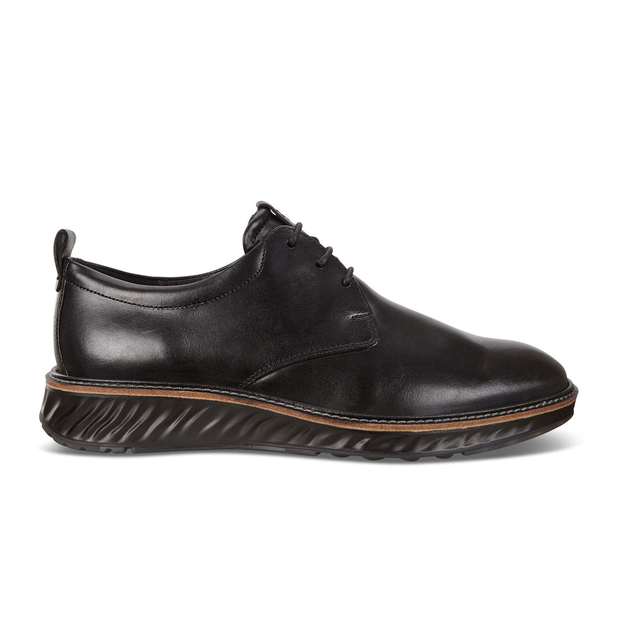 ECCO ST1 Hybrid Lite Brogues Mens 11 Black Leather Dress‎ Casual Comfort Shoes ECCO S-lite 33604 ST-1 Hybrid Brogue Loafers Men main image 2