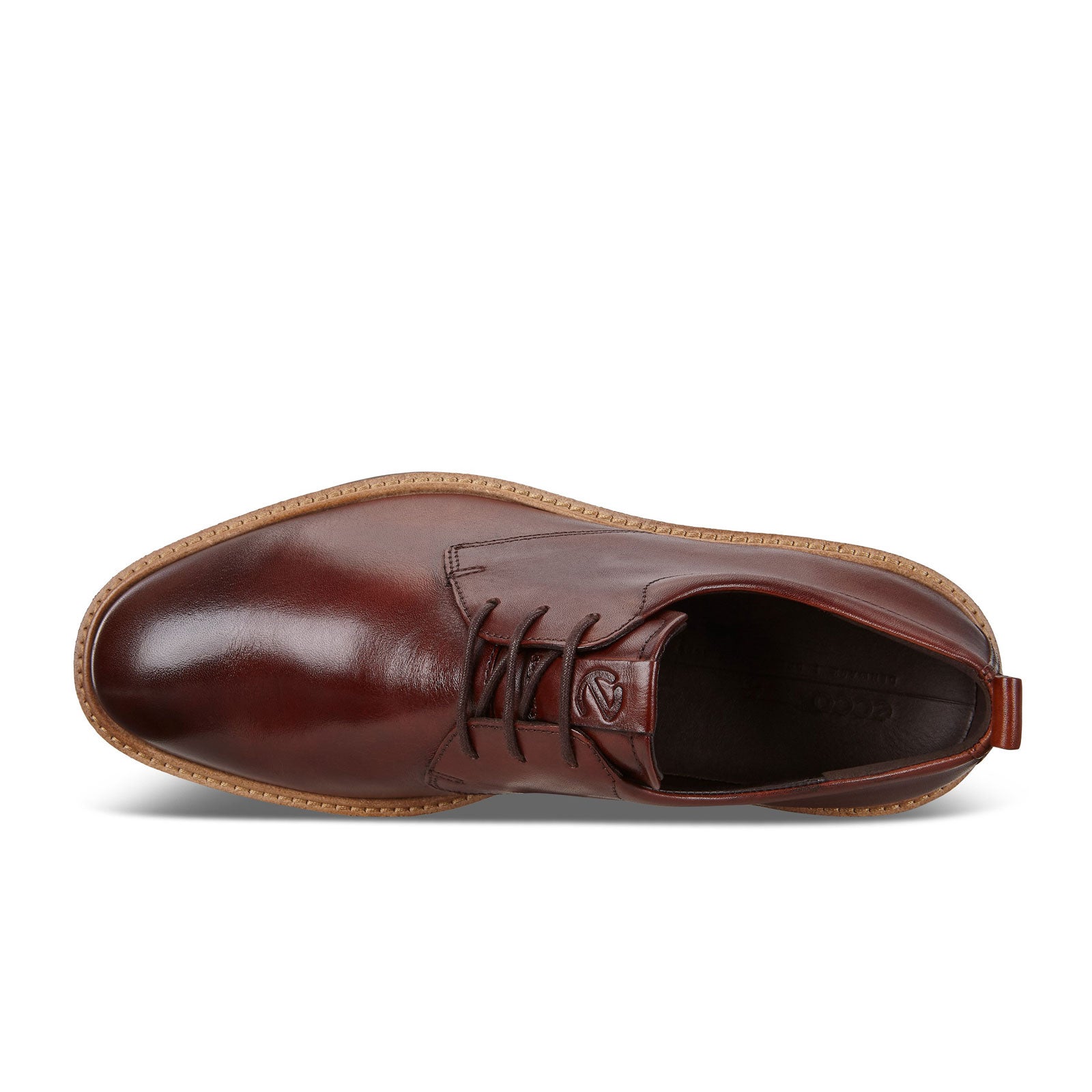 Ecco St. 1 Hybrid Plain Toe Oxford (Men) - Cognac Dress-Casual - Oxfords - The Heel Shoe Fitters