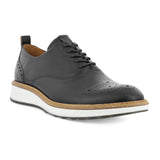 ECCO St. 1 Hybrid Derby Wingtip Oxford (Men) - Black Dress-Casual - Derby Shoes - The Heel Shoe Fitters