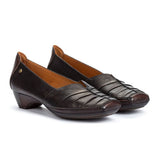 Pikolinos Gandia 849-5846GX (Women) - Deep Green Dress-Casual - Heels - The Heel Shoe Fitters