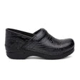 Dansko Professional Clog (Women) - Black Tooled Leather Dress-Casual - Clogs & Mules - The Heel Shoe Fitters