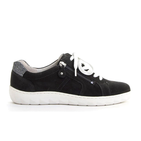 Waldlaufer Maria 921002 Sneaker (Women) - Black Suede Dress-Casual - Sneakers - The Heel Shoe Fitters