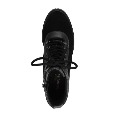 Earth Tessa Heeled Boot (Women) - Black Multi Boots - Fashion - The Heel Shoe Fitters
