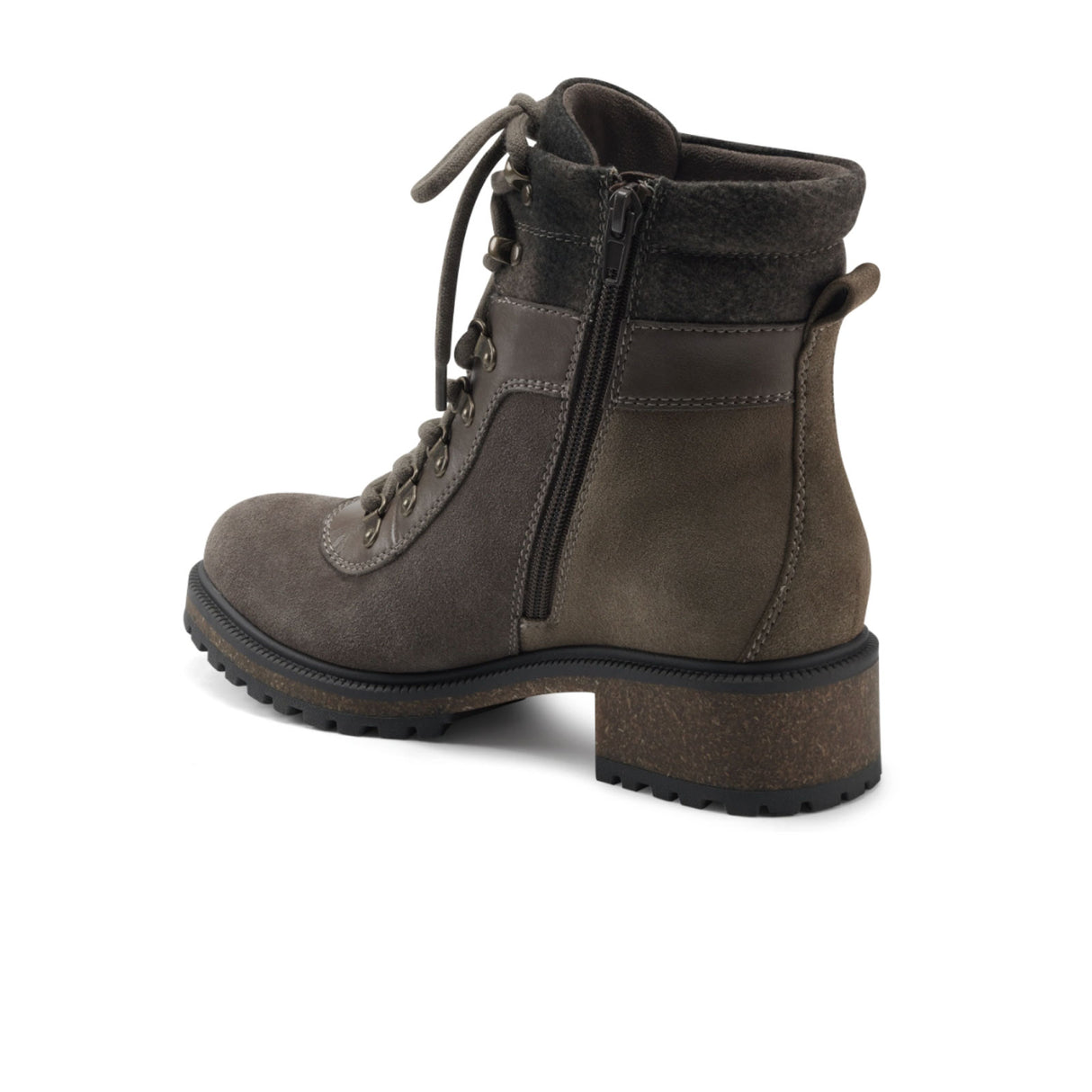Earth Tessa Heeled Boot (Women) - Mushroom Multi Boots - Fashion - The Heel Shoe Fitters