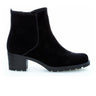 Gabor 800 Delight Ankle Boot (Women) - Black Suede Boots - Fashion - Mid Boot - The Heel Shoe Fitters