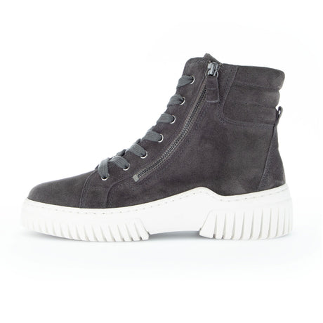 Gabor 93761-39 Hightop Sneaker (Women) - Pepper Dress-Casual - Sneakers - The Heel Shoe Fitters