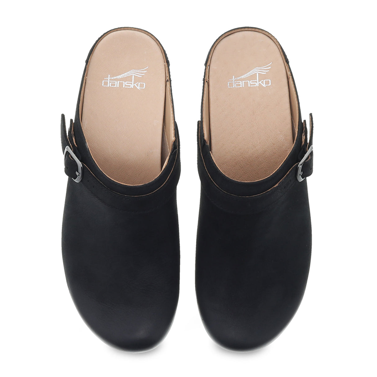 Dansko Berry Clog (Women) - Black Burnished Nubuck Dress-Casual - Clogs & Mules - The Heel Shoe Fitters