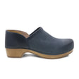 Dansko Brenna Clog (Women) - Navy Burnished Suede Dress-Casual - Clogs & Mules - The Heel Shoe Fitters
