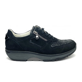 Waldlaufer Annie 999004 Lace Up (Women) - Black Snake Dress-Casual - Lace Ups - The Heel Shoe Fitters