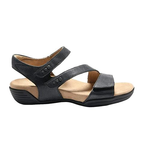 Halsa Denia Backstrap Sandal (Women) - Black Sandals - Backstrap - The Heel Shoe Fitters