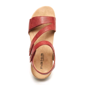 Halsa Denia Backstrap Sandal (Women) - Red Sandals - Backstrap - The Heel Shoe Fitters