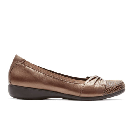 Aravon Andrea Slip On (Women) - Bronze Dress-Casual - Flats - The Heel Shoe Fitters