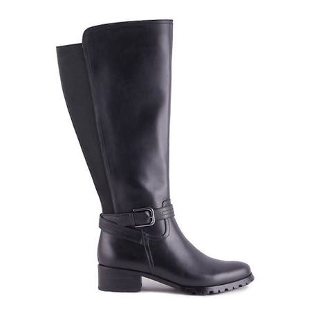 AquaDiva Kerry Wide Calf Tall Boot (Women) - Black Boots - Fashion - High - The Heel Shoe Fitters
