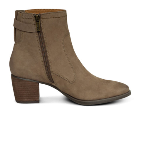 Aetrex Rubi Ankle Boot (Women) - Taupe Boots - Fashion - Ankle Boot - The Heel Shoe Fitters