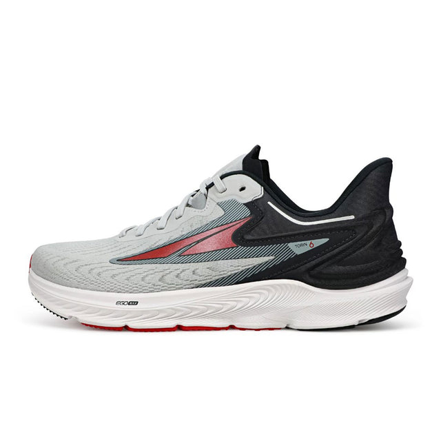 Altra Torin 6 (Men) - Gray/Red Athletic - Walking - The Heel Shoe Fitters