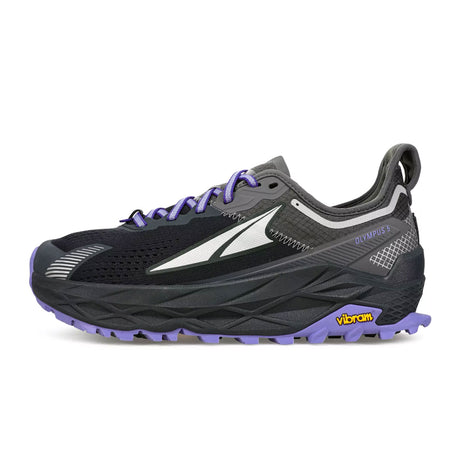 Altra Olympus 5 Trail Shoe (Women) - Black/Gray Hiking - Low - The Heel Shoe Fitters
