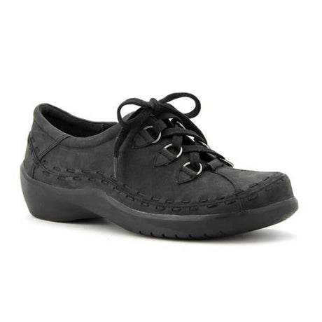 Ziera Allsorts Lace Up (Women) - Black Leather Dress-Casual - Lace Ups - The Heel Shoe Fitters