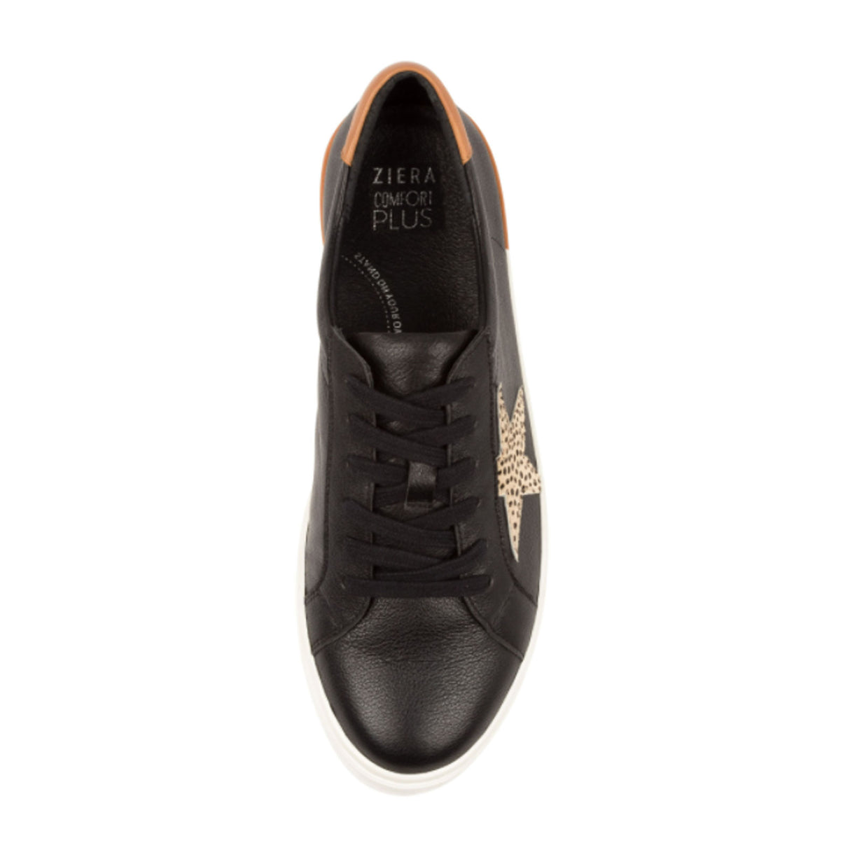 Ziera Alysia Wide Sneaker (Women) - Black-Scotch Dress-Casual - Sneakers - The Heel Shoe Fitters