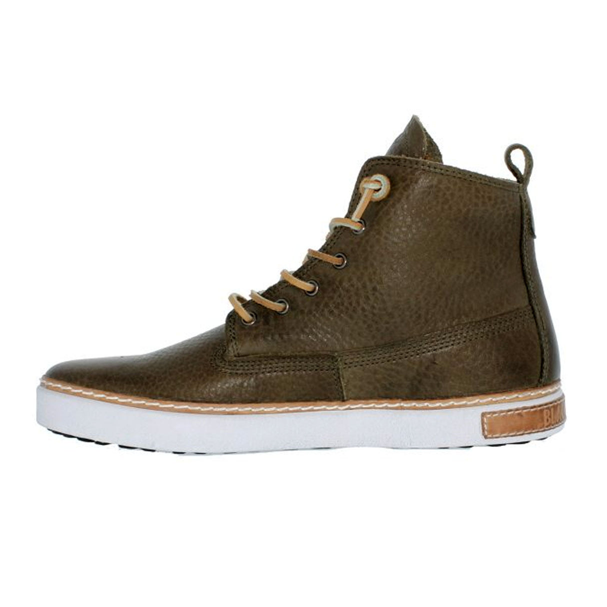 Blackstone AM02 LW High Top Sneaker (Unisex) - Olive Boots - Winter - Mid Boot - The Heel Shoe Fitters