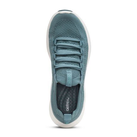 Aetrex Carly Sneaker (Women) - Teal Athletic - Athleisure - The Heel Shoe Fitters
