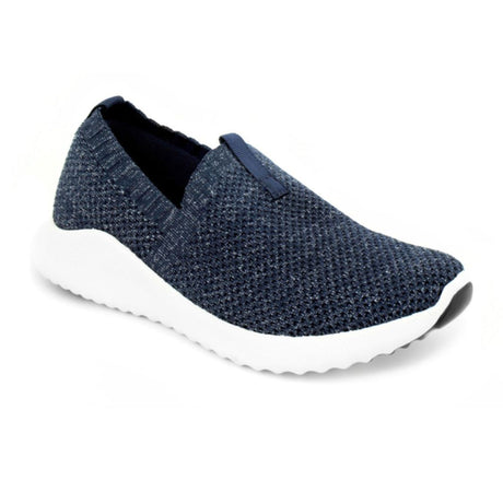 Aetrex Angie Slip On Sneaker (Women) - Navy Athletic - Casual - Slip On - The Heel Shoe Fitters
